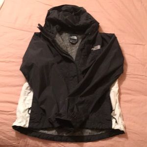 Black North Face Rain Jacket